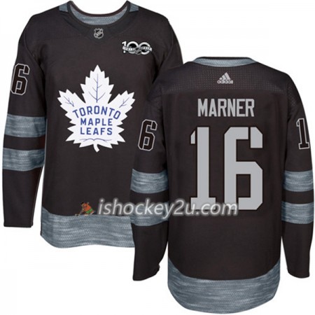 Mænd NHL Toronto Maple Leafs Trøje Mitchell Marner 16 1917-2017 100th Anniversary Adidas Sort Authentic Mænd NHL Toronto Maple Leafs Trøje Mitchell Marner 16 1917-2017 100th Anniversary Adidas Sort Authentic